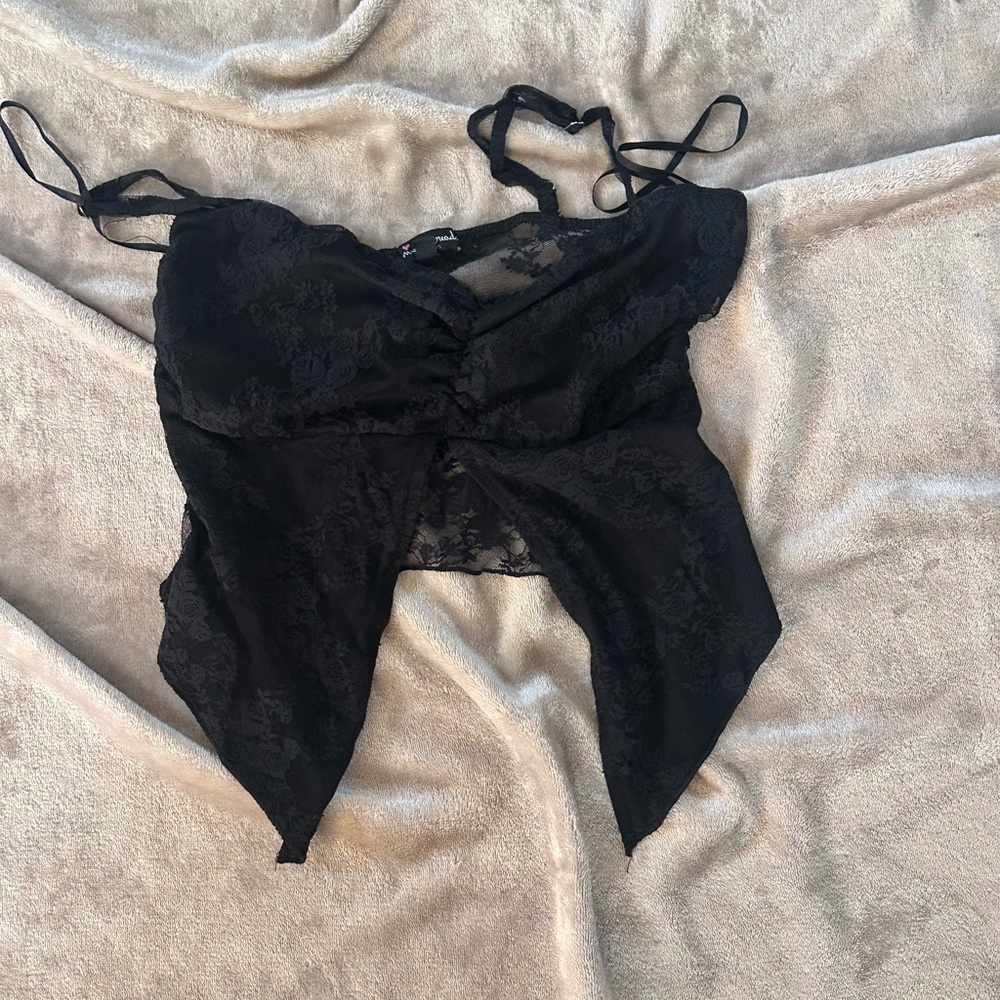 Elegant Black Lace Camisole